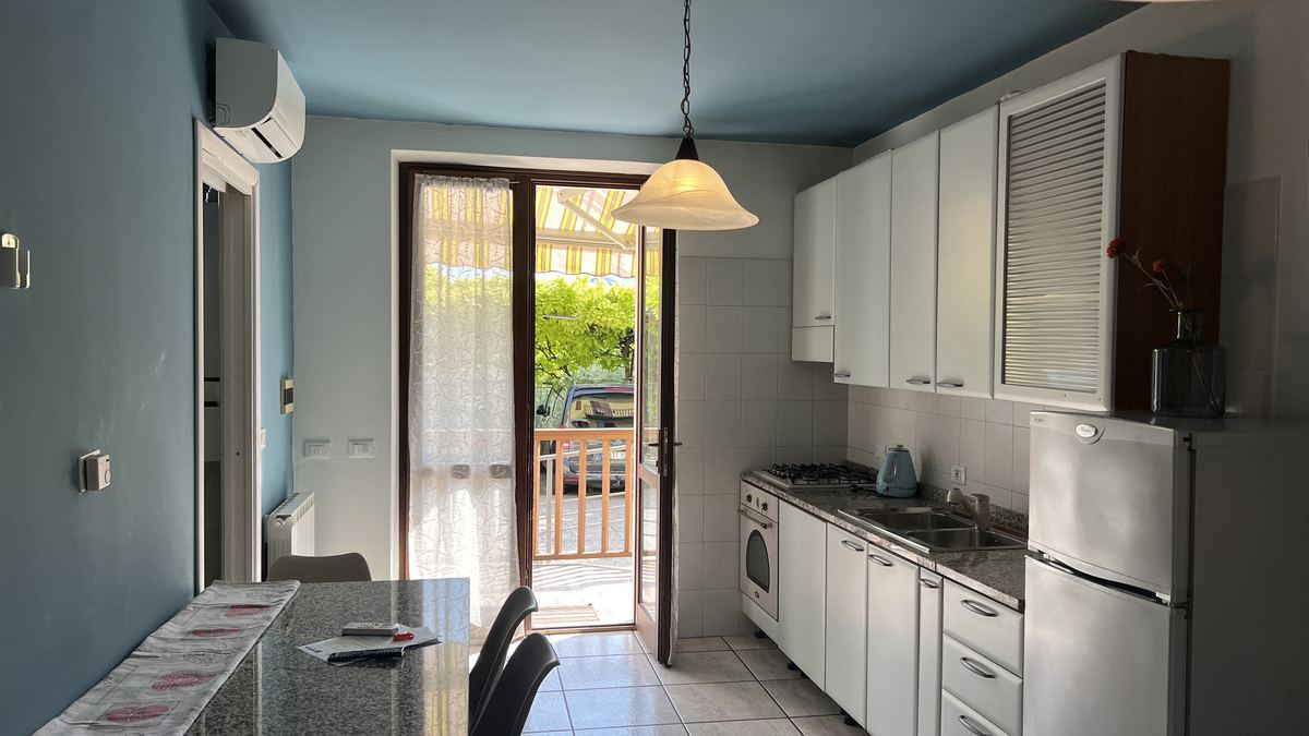 Cucina e zona pranzo dell’appartamento 40